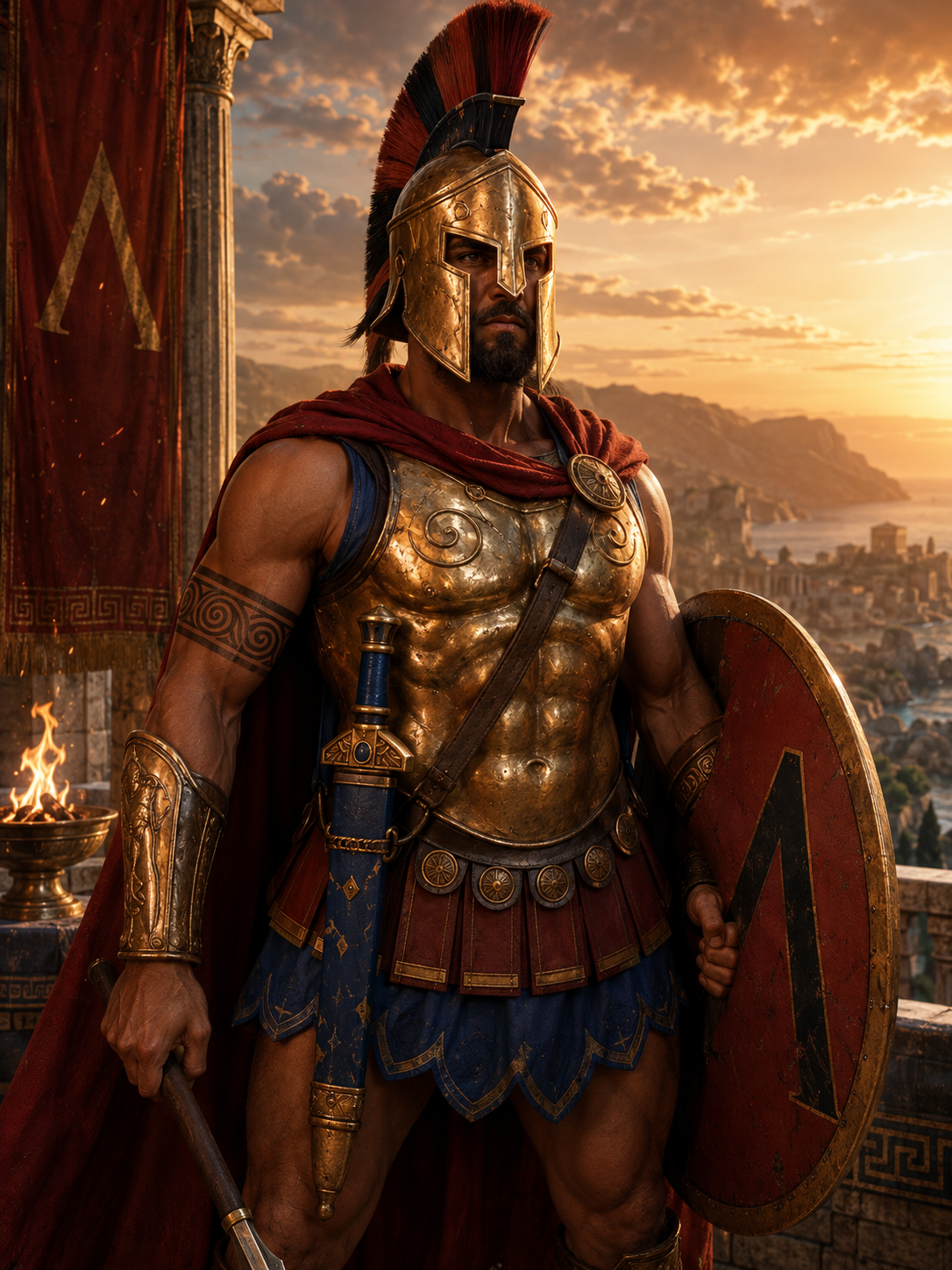 Illustration CAP originale — Leonidas